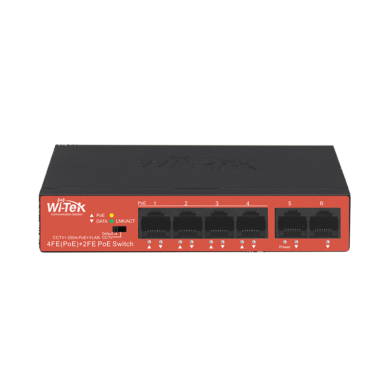 4-Port Long Range PoE+ Switch