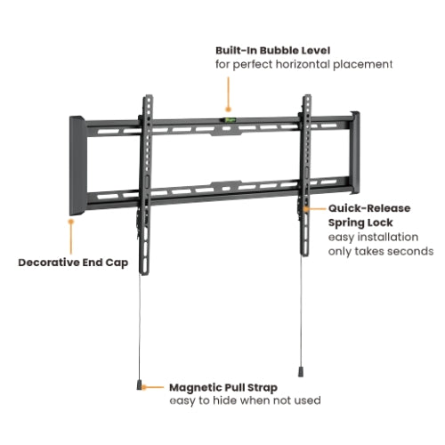 NOUVE NPLB77 FIXED WALL MOUNT WITH STRING LOCK 43'-90' 75KG