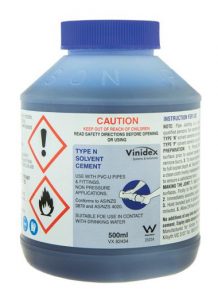 Conduit Jointing Cement Blue 500ml with Brush