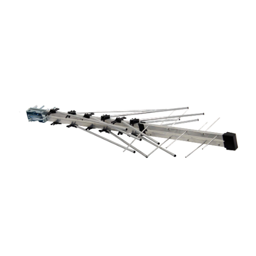 Folding Log-Periodic Digital TV Antenna for Channels 6-51